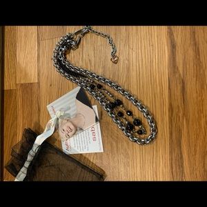 Sabika double chain necklace.